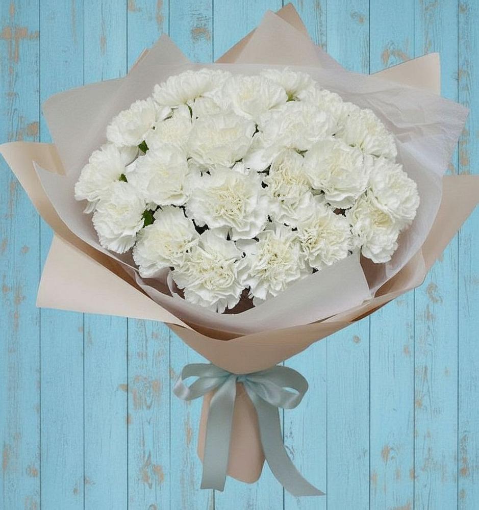 Букет цветов из: Гвоздики в Чигораке