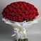 Букет 101 Красная роза Блэк Мэджик в Чигораке