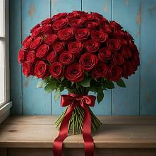 Букет Красные розы Блэк Меджик в Чигораке