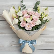 Букет цветов из:  Лизиантусы #REPLACE_PRED# Чигораке