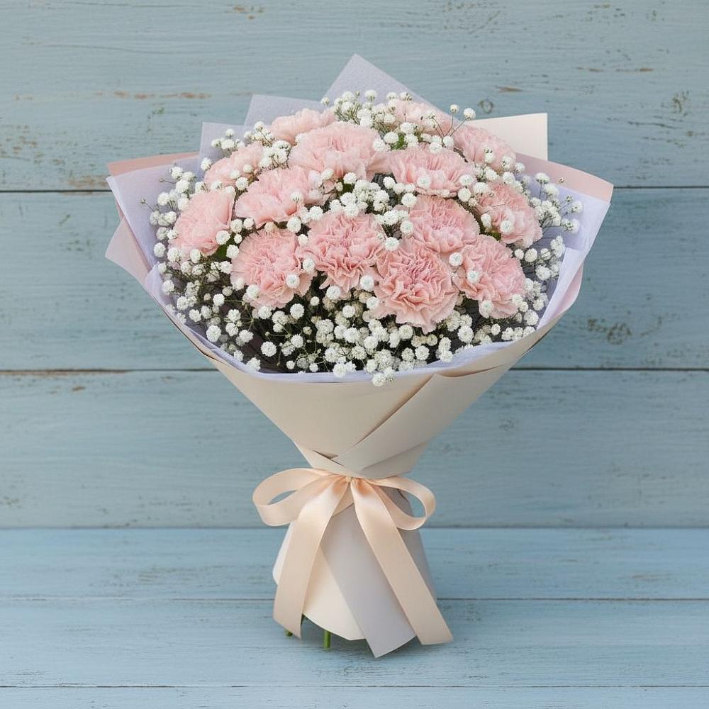 Букет цветов из: Гвоздики в Чигораке