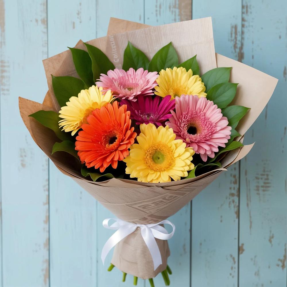Букет цветов из: Герберы в Чигораке